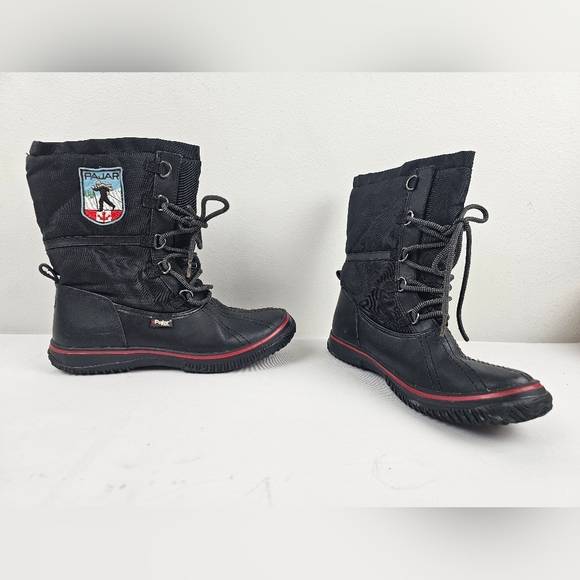 PAJAR GRIP LOW FAUX FUR LINED WATERPROOF RUBBER SNOW BOOT - Picture 1 of 9